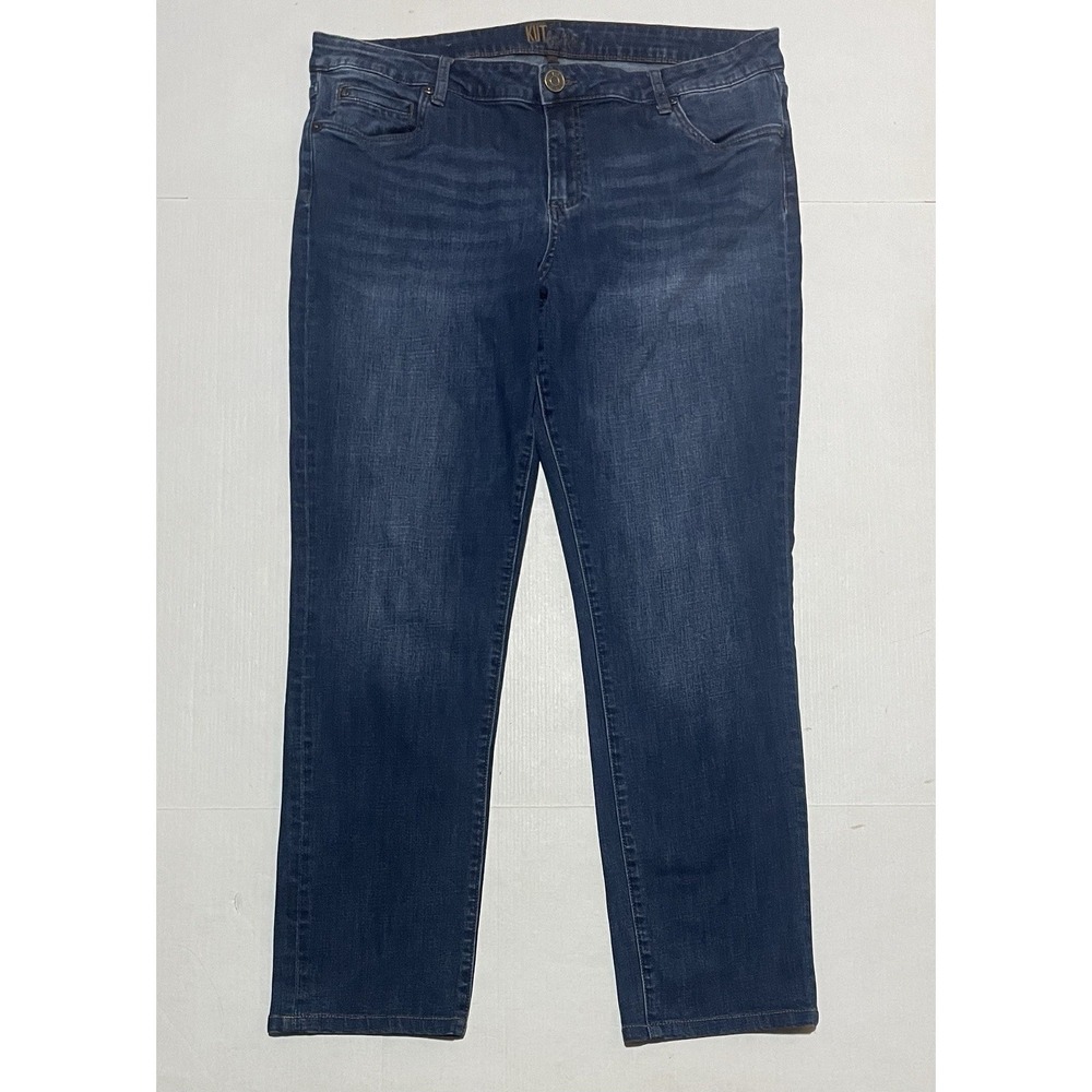 Kut from the Kloth Jeans Women's Size 16 X 29 Blue Medium Wash High Rise
